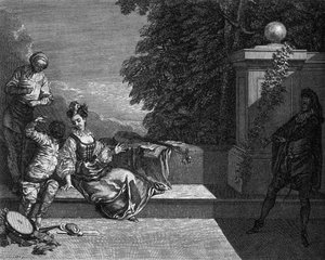 Pour Garder L'honneur D'une Belle — Charles Nicolas Cochin, Rococo And Neoclassical