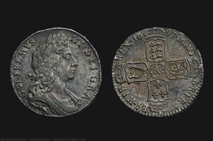 William Iii Half Crown — Norwich Mint