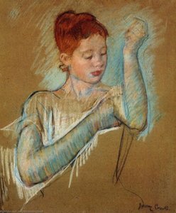 The Long Gloves — Mary Stevenson Cassatt