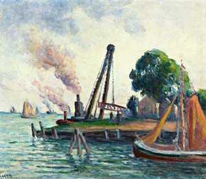 The Port Of Amsterdam — Maximilien Luce