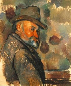 Self-portrait In A Felt Hat — Paul Cézanne