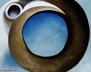Goat's Horns With Blue — Georgia O'keeffe