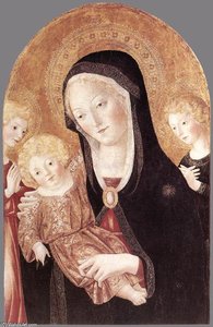 Madonna And Child With Two Angels — Francesco Di Giorgio Martini