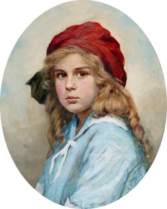 Philippa Burrell, The Artist's Daughter, Aged 9 — Louie Burrell