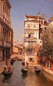 Along The Canal, Venice — Martín Rico Y Ortega