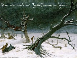 Winter Landscape — Caspar David Friedrich