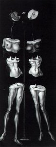 Untitled - Set Design (figures Cut In Three) — Salvador Dalí