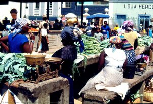 Praia market. Cape Verde