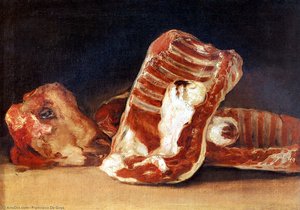 A Butcher's Counter — Francisco José De Goya Y Lucientes