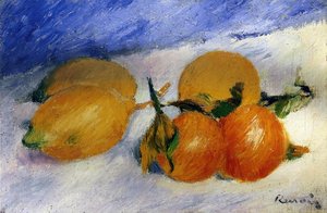 Still Life With Lemons And Oranges — Pierre-auguste Renoir