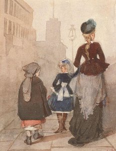 On Nevsky Prospekt On Day — Vasily Ivanovich Surikov
