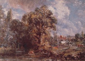 Scene On A River 1 — John Constable