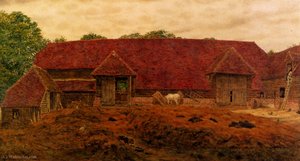 The Old Barn At Whitchurch — George Price Boyce