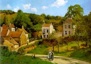 L_hermitage At Pontoise. — Camille Pissarro, Realism