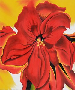 Red Amaryllis 2 — Georgia O'keeffe