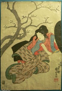 Woman Samurai — Utagawa Kuniyoshi, Ukiyo-e