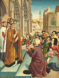 Episodes From The Life Of A Bishop Saint — Master Of Saint Giles