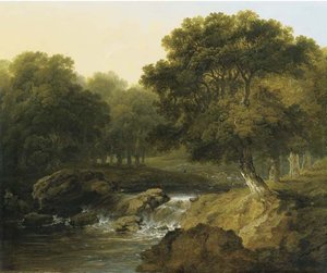 A Wooded River Landscape — James Arthur O Connor