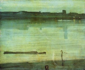 Nocturne In Blue And Green — James Abbott Mcneill Whistler, Tonalism
