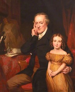 George O Brien Wyndham, 3rd Earl Of Egremont And His Granddaughter Harriet King — George Clint