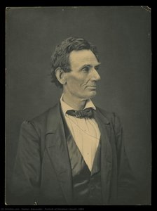 Portrait Of Abraham Lincoln, 1860 — Hesler, Alexander, Contemporary Realism