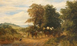 A Surrey Lane — Alfred I Glendening