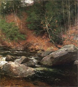 The Trout Pool, November — Willard Leroy Metcalf