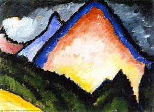 Mountain — Alexej Von Jawlensky, Expressionism