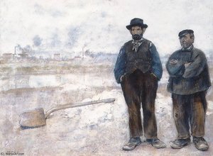 The Two Workmen — Jean-françois Raffaelli
