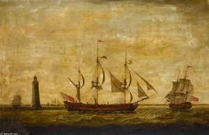 The Indiaman 'withywood' — Francis Holman, Historical Realism