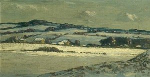 Snow At Woodhay, Hampshire — George William Bissill