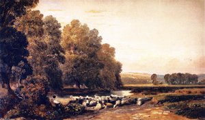 Lugg Meadows, Near Hereford — David Cox