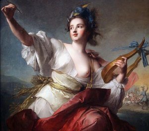 Terpsichore. Muse Of Music And Dance — Marc Nattier