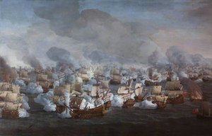 The Battle Of The Texel (kijkduin), 11–21 August 1673 The Engagement Of The Two Fleets — Willem Van De Velde The Elder