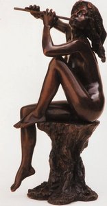 Small Nude With Flute — Robin Buick
