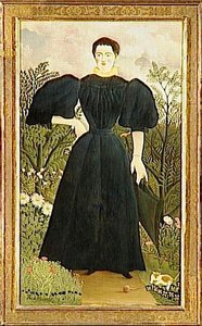 Portrait De Mme M., Dit Autrefois Portrait De La Premiere Femme De Rousseau — Henri Julien Félix Rousseau (le Douanier)