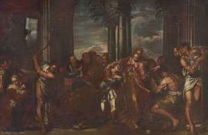 Saint Celsus Entrusted To Saint Nazarius By His Mother — Paolo Farinati