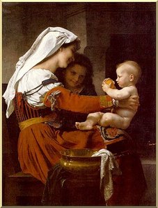 Madonna And Child With St. John The Baptist — William-adolphe Bouguereau