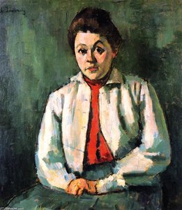 Helene In Red Waistcoat — Alexej Von Jawlensky