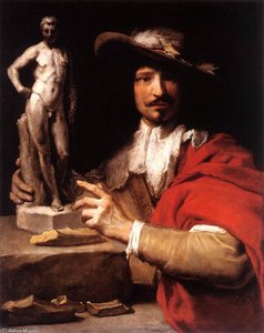 Portrait Of The Sculptor Nicolas Le Brun — Charles Le Brun
