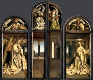 The Ghent Altarpiece - Exterior Of The Left And Right Shutters