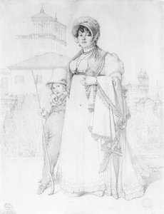 Madame Lethière And Her Son Lucien — Jean-auguste-dominique Ingres