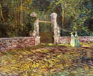Entrance To The Park At Voyer-d'argenson In Asnieres — Vincent Willem Van Gogh