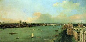 The Thames With St. Paul's Cathedral — Canaletto
