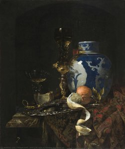 Still Life With A Chinese Porcelain Jar — Willem Kalf