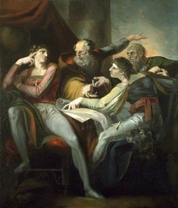 Dispute Between Hotspur, Glendower, Mortimer And Worcester (from Shakespeare's Henry Iv Part 1) — Johann Heinrich Füssli