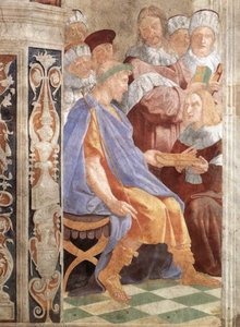 Justinian Presenting The Pandects To Trebonianus (stanza Della Segnatura) — Raphael, High Renaissance