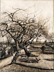The Parsonage Garden At Nuenen In Winter — Vincent Willem Van Gogh