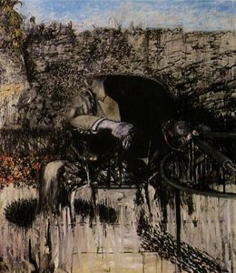 Figure In A Landscaspe, 1945 — Francis Bacon