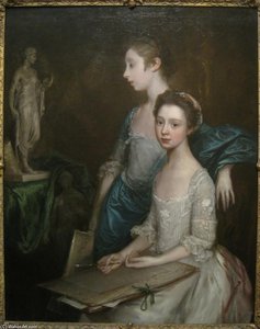 Portrait Of The Artist's Daughters — Thomas Gainsborough